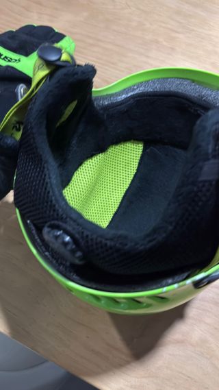 Casco de esquí K2 verde brillante