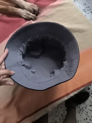 Sombrero doble liso negro