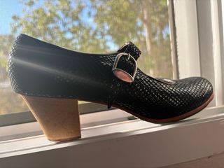 Zapatos Flamenco Gallardo Negros