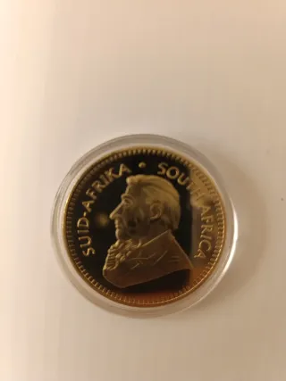 Réplica Krugerrand 1974 1oz imitación Oro Fino