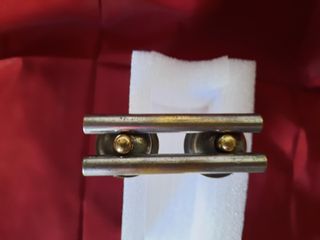 Tirador antiguo de cajón o puerta, estilo art decó