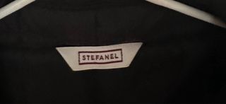 Cazadora Stefanel negra acolchada