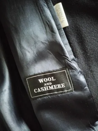 Abrigo negro hombre , azul marino