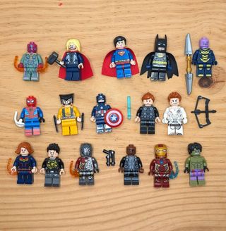 Figuras compatibles. Avengers y Superhéroes Marvel