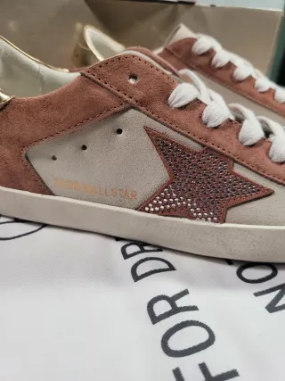 Golden Goose Sneakers Marroni e Beige