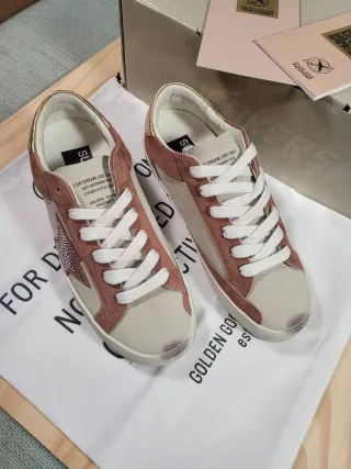 Golden Goose Sneakers Marroni e Beige