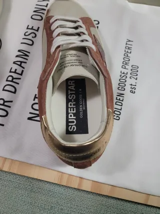 Golden Goose Sneakers Marroni e Beige