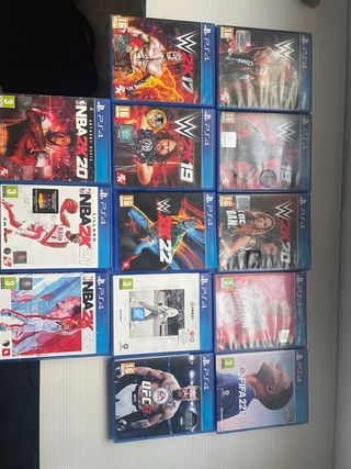 Lote 13Juegos PS4 Deportivos y Lucha.