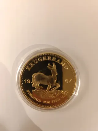 Réplica Moneda Sudáfrica Krugerrand 1967