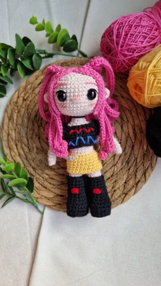 Muñeca Amigurumi Kpop Huntrix