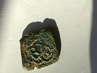 Moneda reacuñada Felipe IV