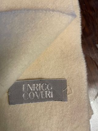 Sciarpa Enrico Coveri Beige/Bianca