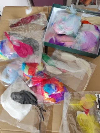 Materiales para hacer tocados