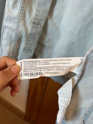 Chaqueta vaquera Pull&Bear corta Talla S