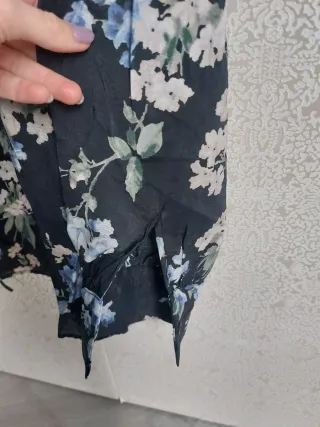 Camisa floral semi transparente