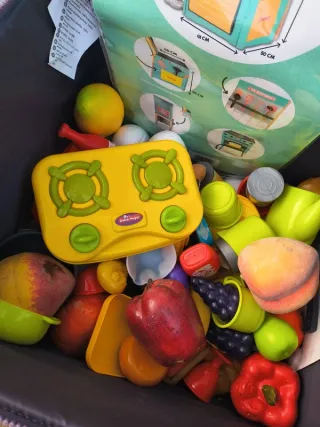 Juego Cocinitas Juguete Frutas y Verduras