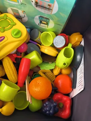 Juego Cocinitas Juguete Frutas y Verduras