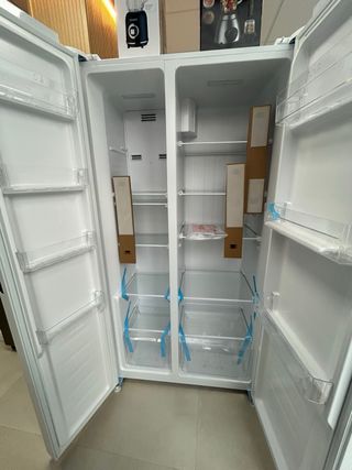 Nevera Americana KUNFT Blanca 442L