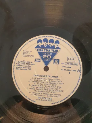Beatles Álbum 2 LP Love Songs