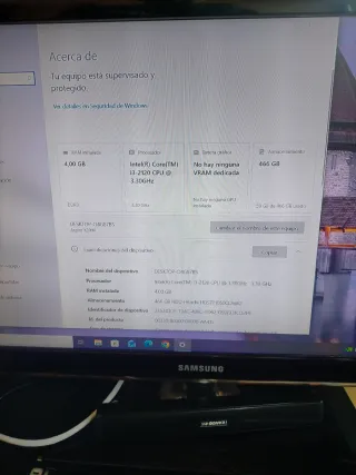 Ordenador Sobremesa Acer Aspire x 3990 I3