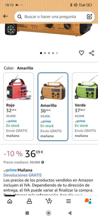 Radio de emergencia Mesquul CR1009