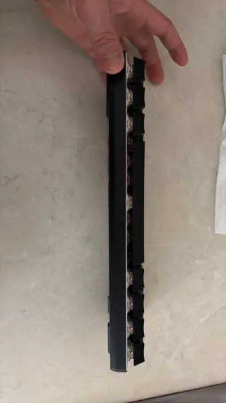 Tastiera Gaming Nera con tasto Rosso.