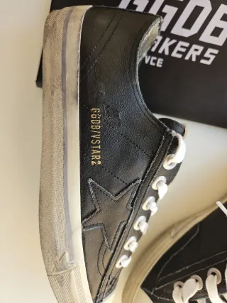 Zapatillas Golden Goose V-Star Negras