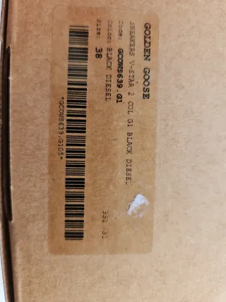 Zapatillas Golden Goose V-Star Negras