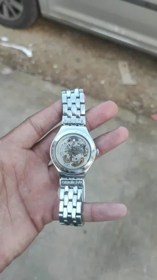 Reloj Swatch Automático Plata