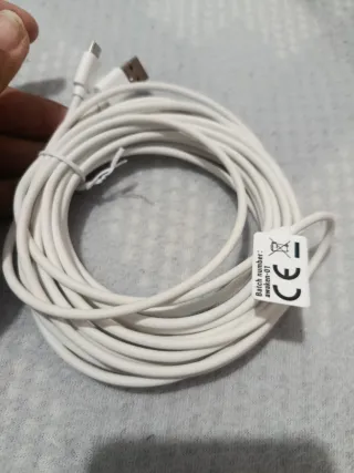 Cable USB Tipo B Blanco