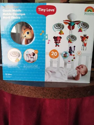 Móvil musical para cuna de bebé Carrusel bebe