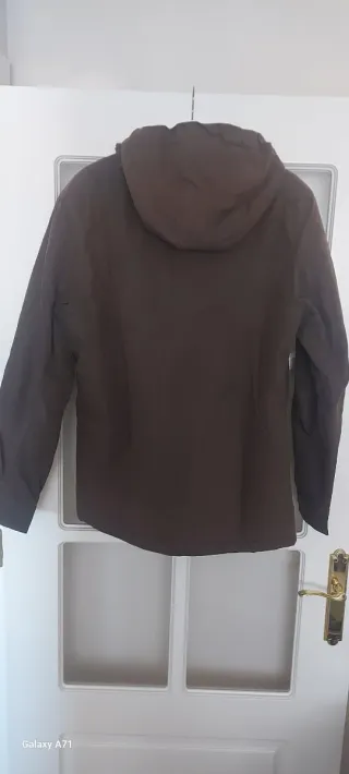 Abrigo tipo militar marrón