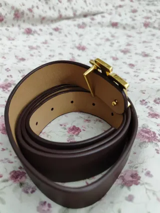 Cintura Ralph Lauren Oro Marrone