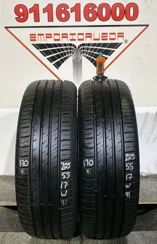 205 55 17 W KUMHO RUEDA AL 90% VIDA UTIL