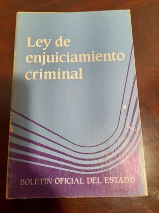 Ley de Enjuiciamiento Criminal – BOE Texto legal