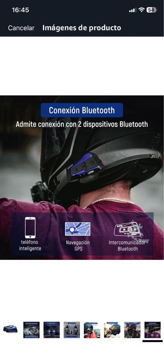 Lexin B4FM Intercomunicador Moto Bluetooth Dual Pa