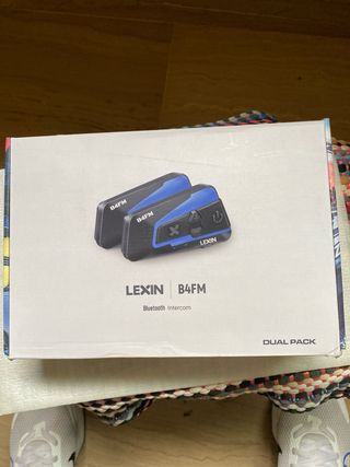 Lexin B4FM Intercomunicador Moto Bluetooth Dual Pa