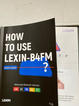 Lexin B4FM Intercomunicador Moto Bluetooth Dual Pa