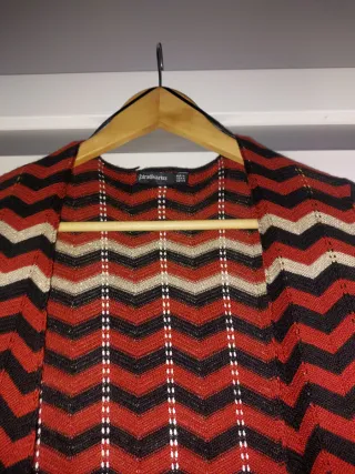 Casaco comprido malha fina