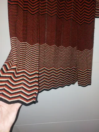 Casaco comprido malha fina