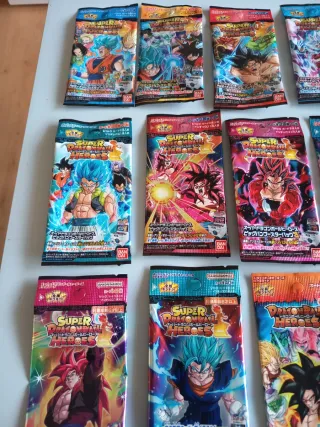 Sobres Dragon Ball Super Heroes (vacíos)