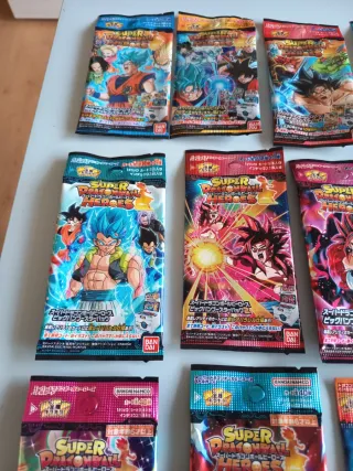 Sobres Dragon Ball Super Heroes (vacíos)