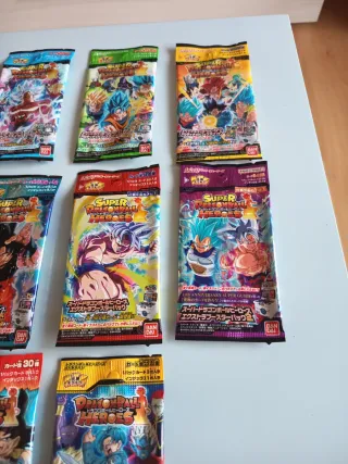 Sobres Dragon Ball Super Heroes (vacíos)