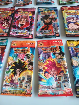Sobres Dragon Ball Super Heroes (vacíos)
