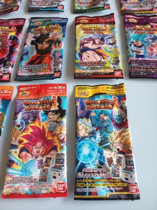 Sobres Dragon Ball Super Heroes (vacíos)
