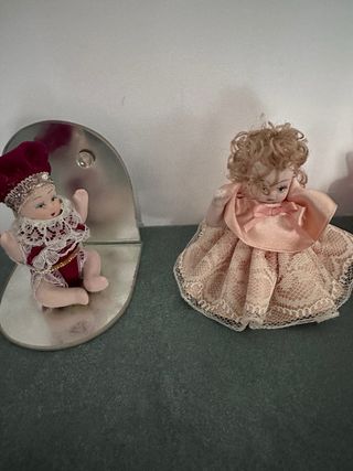 Bamboline porcellana vintage set 4