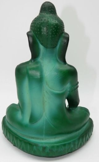 Buddha in vetro di malachite