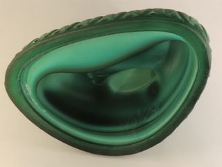 Buddha in vetro di malachite