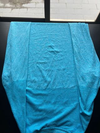 Gymshark Manga Longa Azul Tamanho L