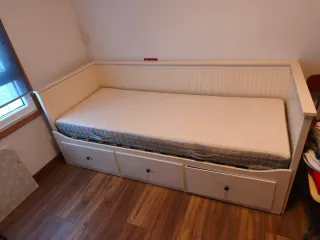 Cama nido Ikea Hemnes blanca